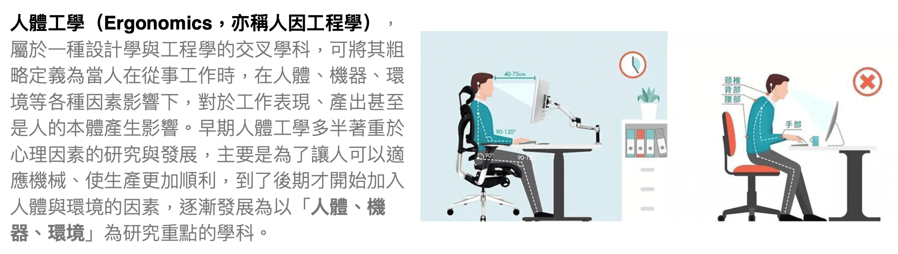 人體工學